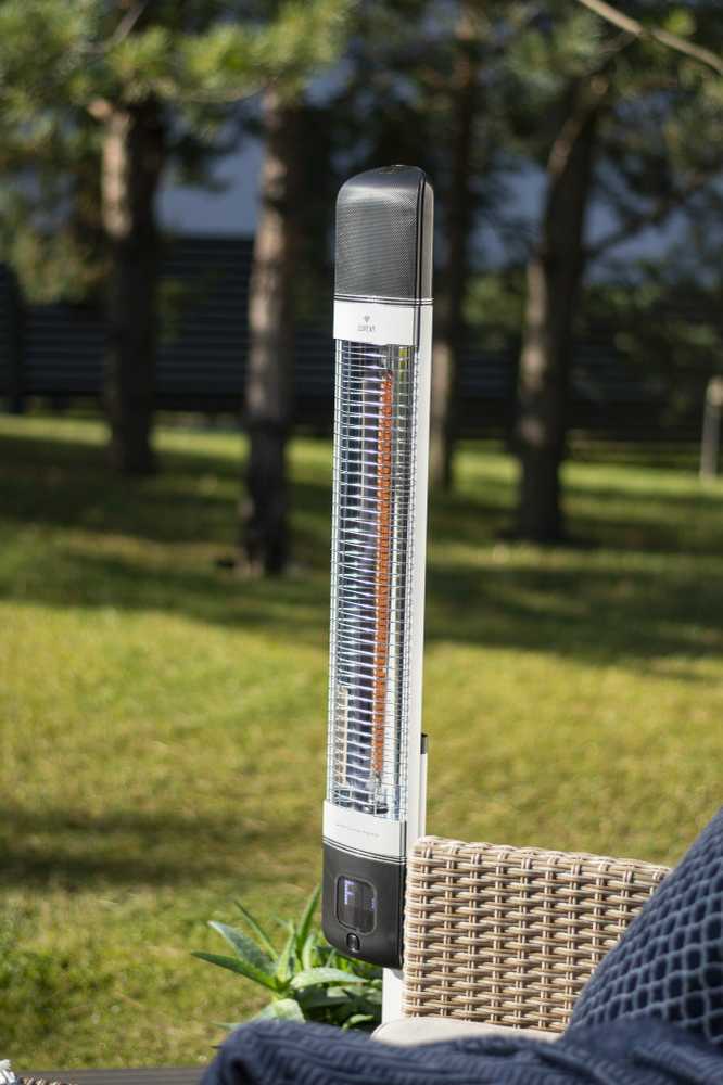 4IQ Infraraudonųjų spindulių šildytuvas “Mila” 2500W, juodas