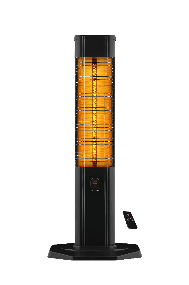 4IQ Infraraudonųjų spindulių šildytuvas “Joris” 2000W, juodas