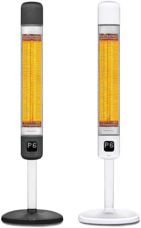 4IQ Infraraudonųjų spindulių šildytuvas “Mila” 2500W, baltas