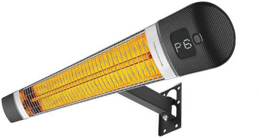4IQ Infraraudonųjų spindulių šildytuvas “Tora - WiFi” 2500W, juodas