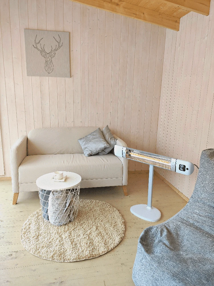 4IQ Infraraudonųjų spindulių šildytuvas “Mila” 2500W, baltas