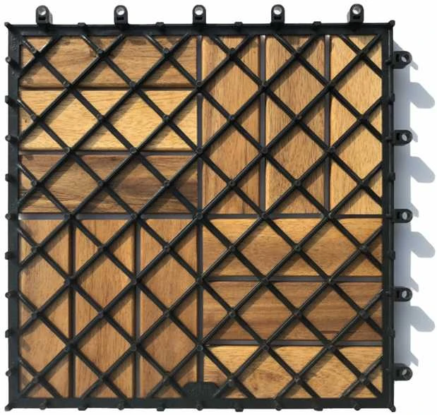 4IQ Lauko grindų danga, 30 x 30 x 2,4cm, 10 vnt