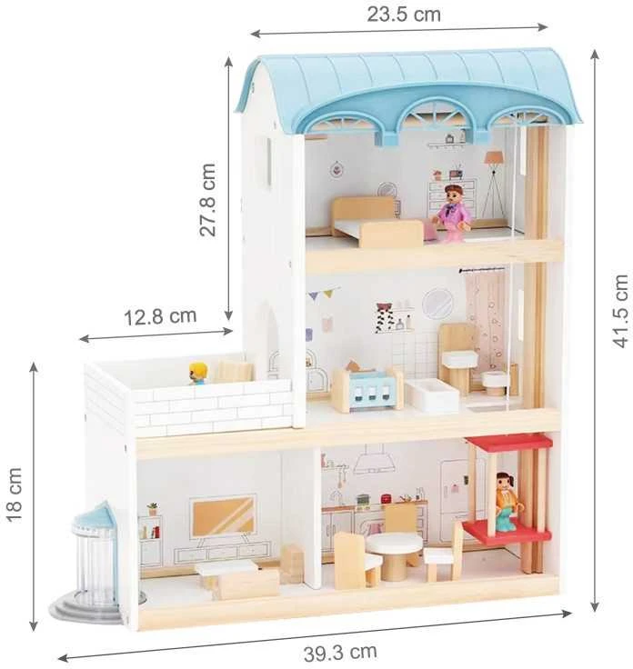 4IQ Medinis lėlių namelis "Matilda"