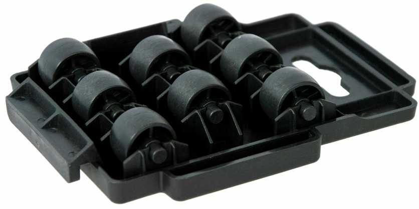 4IQ Platforma su ratukais, 14x10.5x2.5 cm, 150 kg