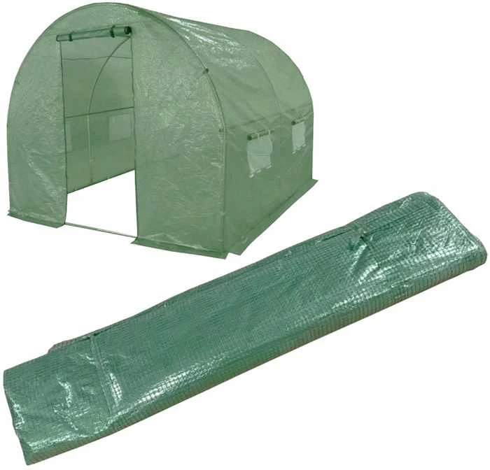 Armuota šiltnamio plėvelė, 2x2 m, žalia