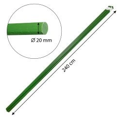 Atraminių kuoliukų rinkinys, 10 vnt, 240 cm