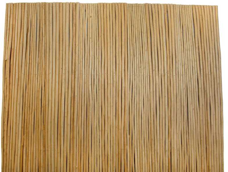 Dekoratyvinė gluosnio tvorelė, 180×90 cm, smėlio spalvos