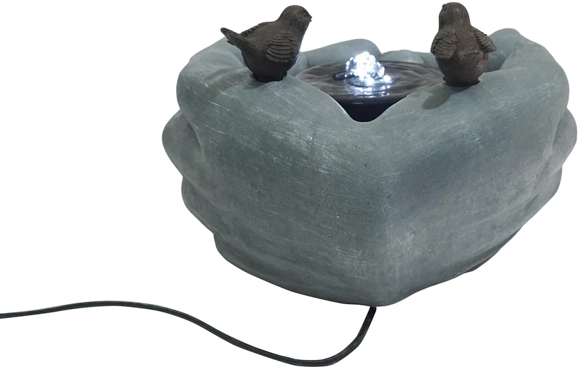 Dekoratyvinis vidaus fontanas, 32,5 x 31,5 x 21,5 cm, su LED apšvietimu