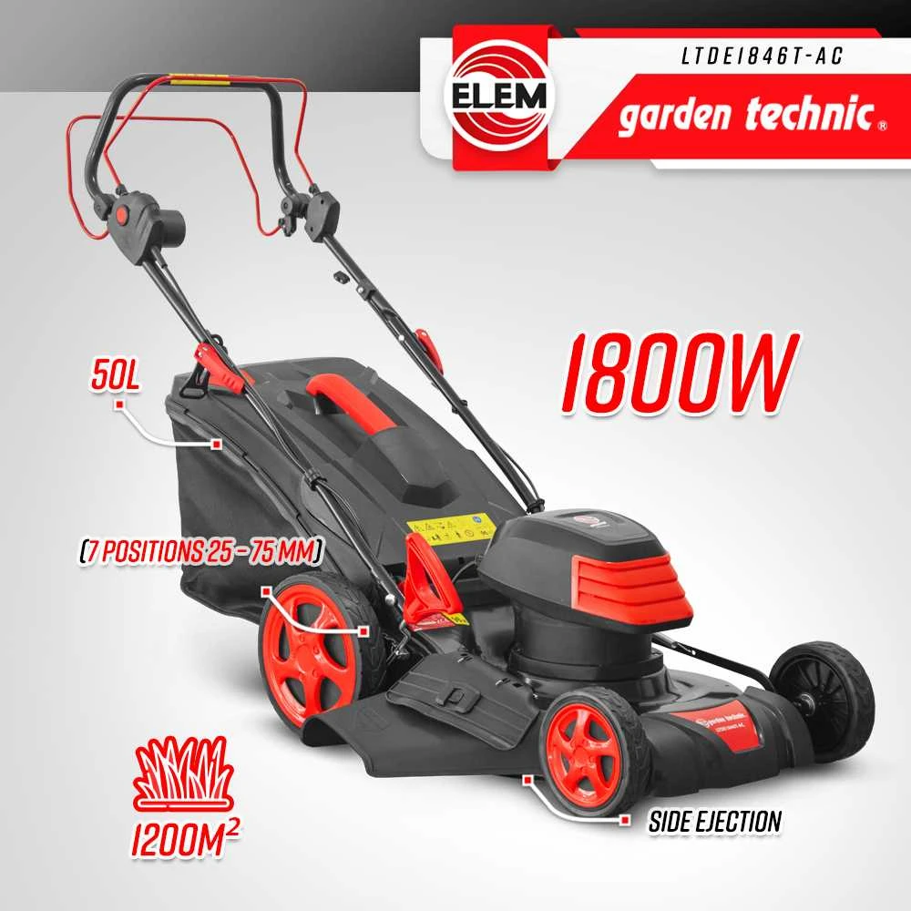 Elektrinė vėjapjovė 1800W ELEM GARDEN LTDE1846T-AC