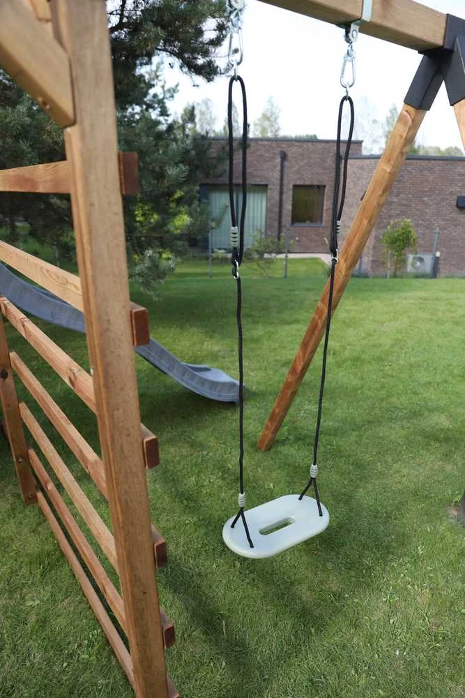 Ergonominės pakabinamos sūpynės, pastelinė žalia