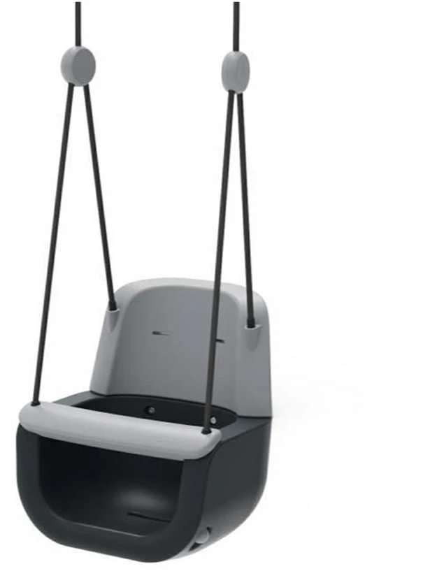 Ergonominės vaikiškos sūpynės 3in1, antracito