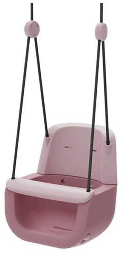 Ergonominės vaikiškos sūpynės 3in1, pastelinė rožinė