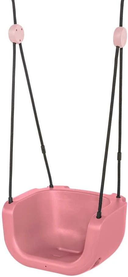 Ergonominės vaikiškos sūpynės 3in1, pastelinė rožinė