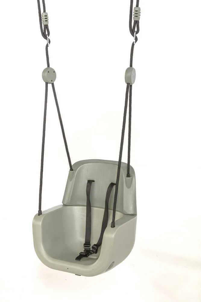 Ergonominės vaikiškos sūpynės 3in1, pastelinė žalia