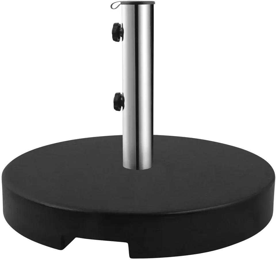 Lauko skėčio pagrindas, ⌀ 50 cm, 40 kg, juodas