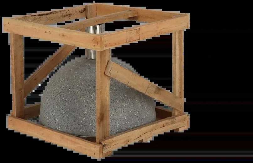 Lauko skėčio pagrindas M, tamsiai pilkas granitas, ⌀ 35,5 cm, 29 kg