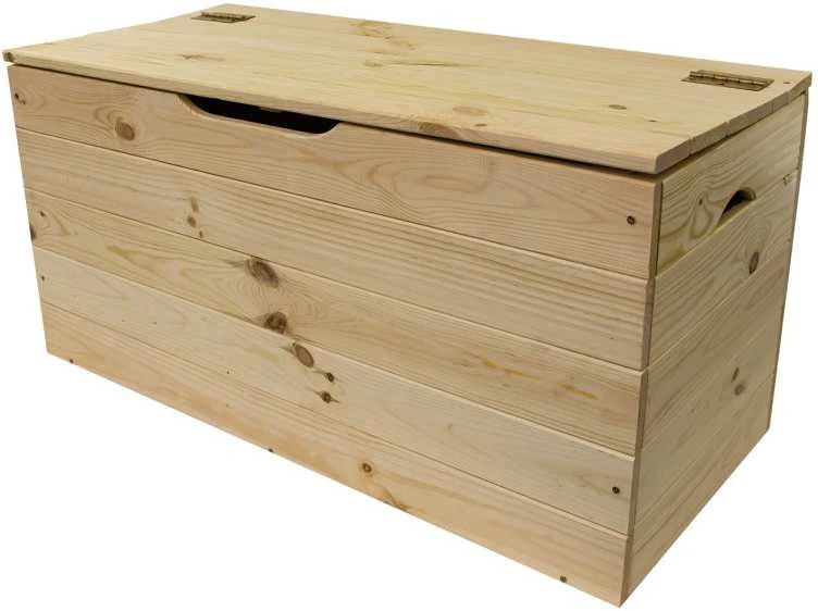 Medinė daiktadėžė 75 x 33 x 35,5 cm, natūrali