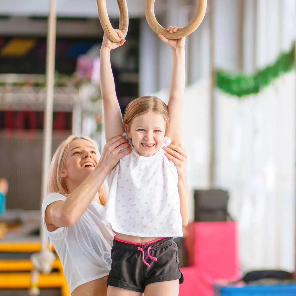 Mediniai gimnastikos žiedai