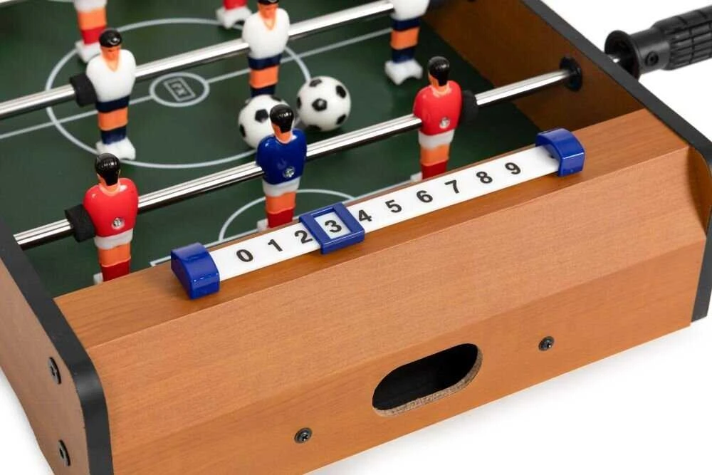 Medinis žaidimų stalas „Stalo futbolas“, 50 x 30.5 x 10 cm