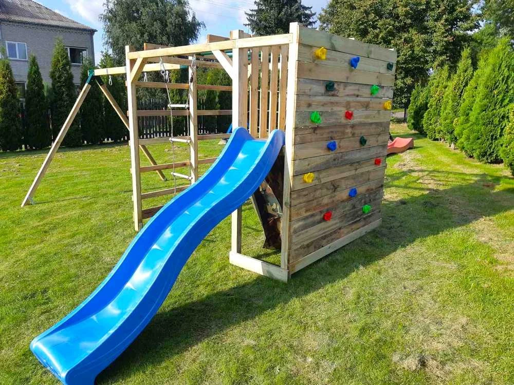 Mėlyna čiuožykla 220 cm