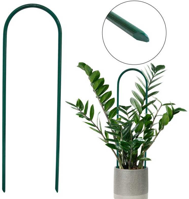 Metalinė augalų atrama "Lankas", 90 cm