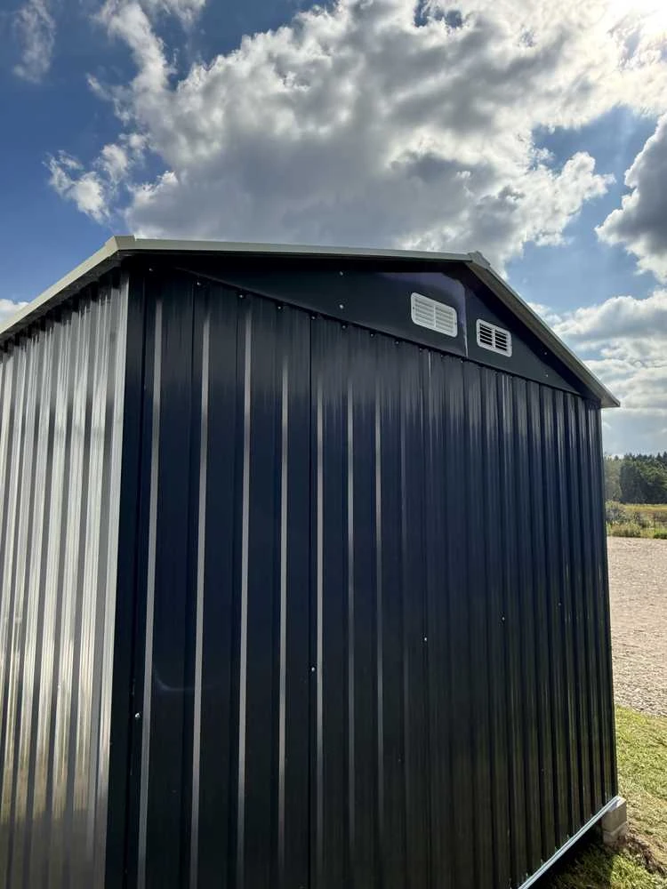 Metalinis sandėliukas HATIS, 3,82 m2, antracito