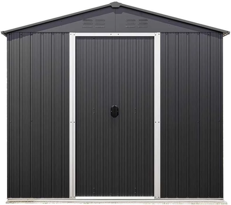 Metalinis sandėliukas HATIS, 3,82 m2, antracito