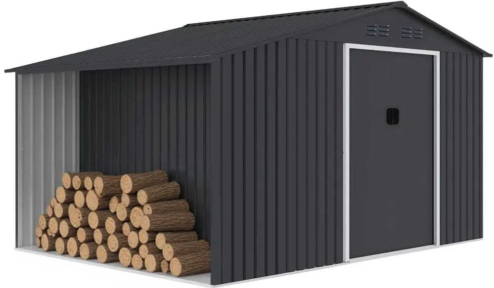 Metalinis sandėliukas HATIS, 4,61 m2, antracito