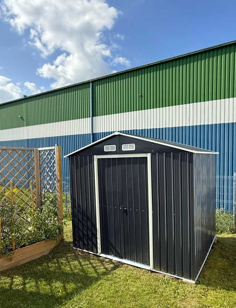 Metalinis sandėliukas HATIS, 4,61 m2, antracito