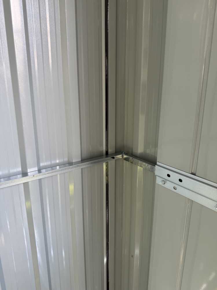 Metalinis sandėliukas 4,6 m², antracito, 237 × 195 × 208/172 cm