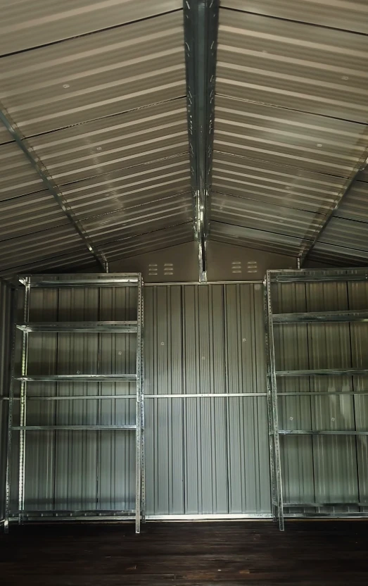 Metalinis sandėliukas HATIS, 11,7 m2, antracito