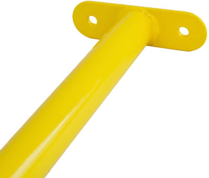 Metalinis skersinis 125 cm, geltonas