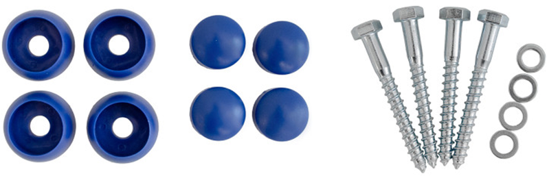 Metalinis skersinis 60 cm, mėlynas