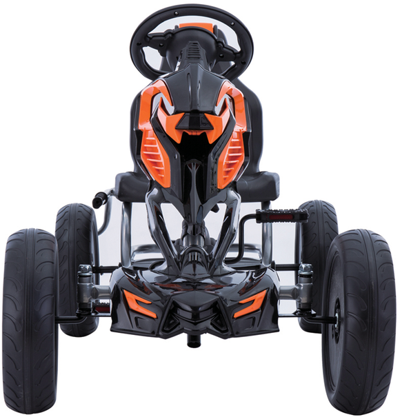 Minamas vaikiškas kartingas HATIS, oranžinis/juodas