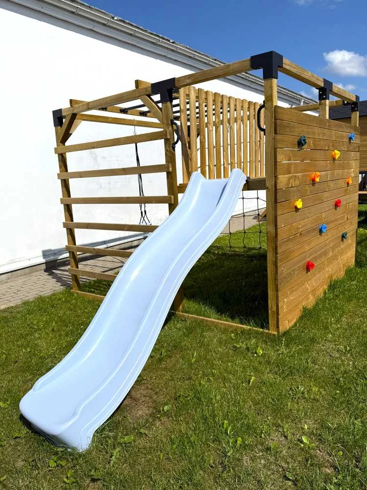 Pastelinė mėlyna čiuožykla 220 cm