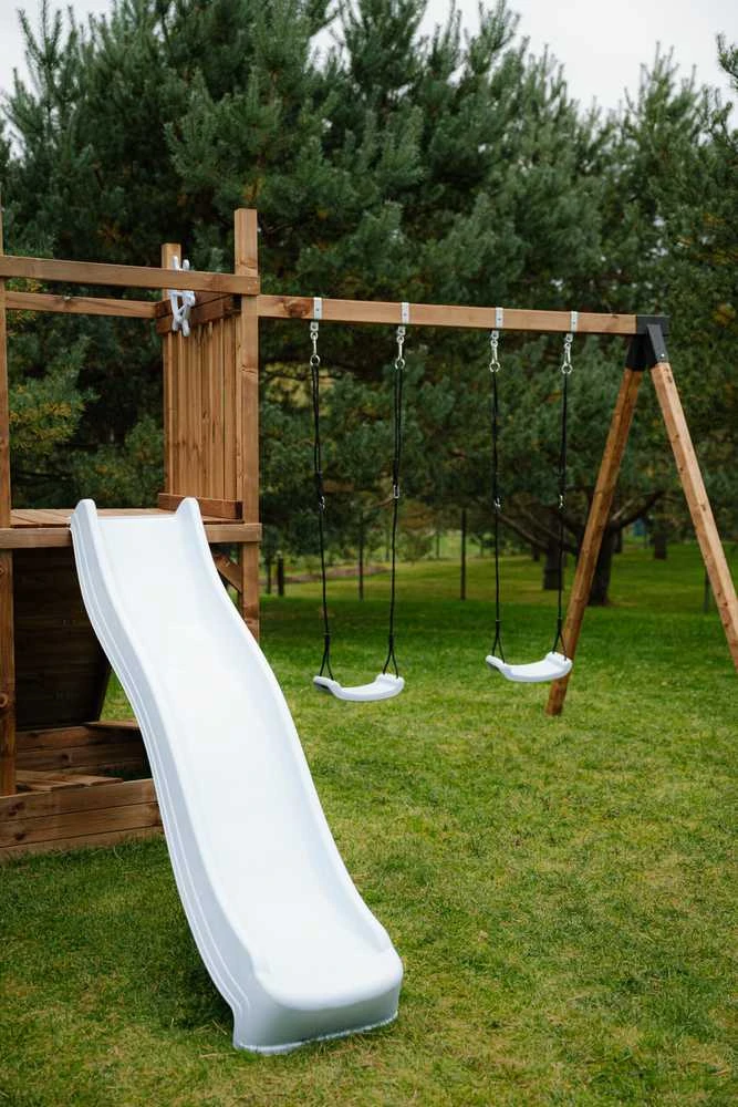 Pastelinė mėlyna čiuožykla 220 cm