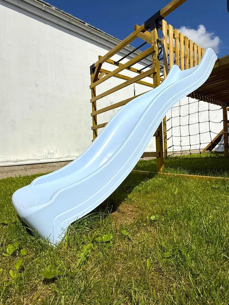 Pastelinė mėlyna čiuožykla 220 cm