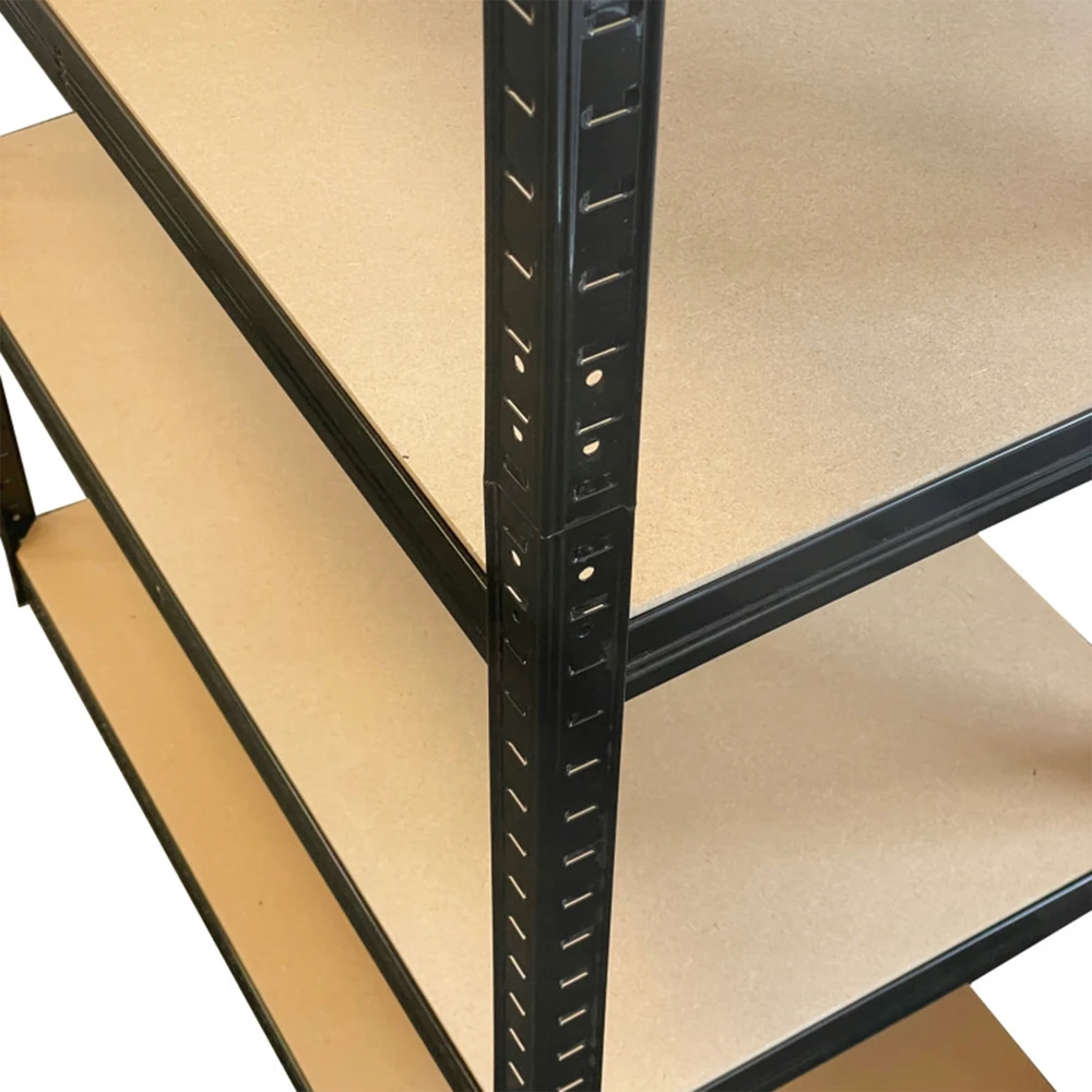 Sandėliavimo lentyna – stelažas, 180x75x35 cm, 150 kg, juoda