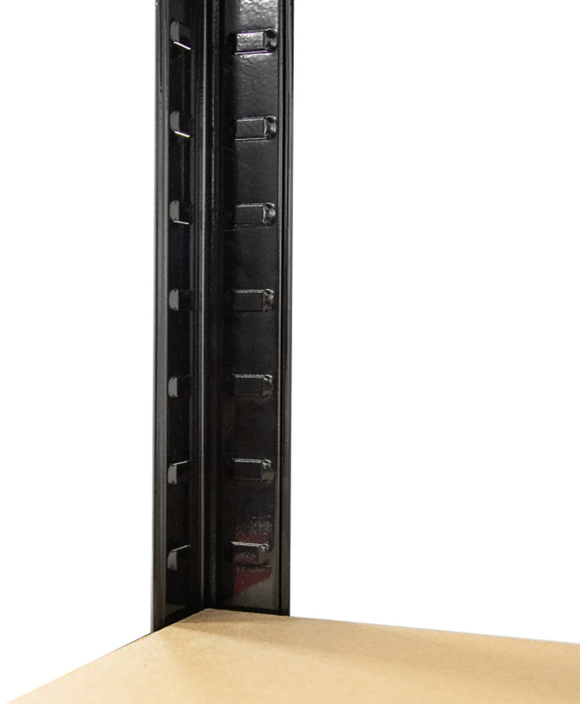 Sandėliavimo lentyna – stelažas, 180x75x35 cm, 150 kg, juoda