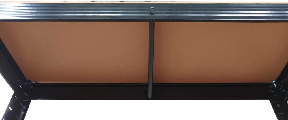 Sandėliavimo lentyna - stelažas HATIS, 180x90x45 cm, 265 kg, juoda