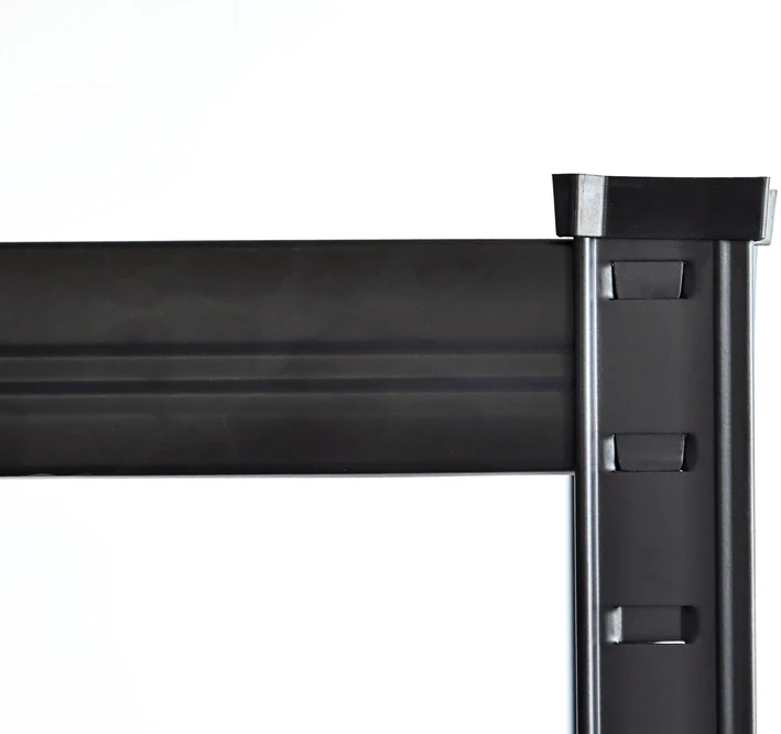 Sandėliavimo lentyna – stelažas HATIS, 180x90x45 cm, 265kg, juoda