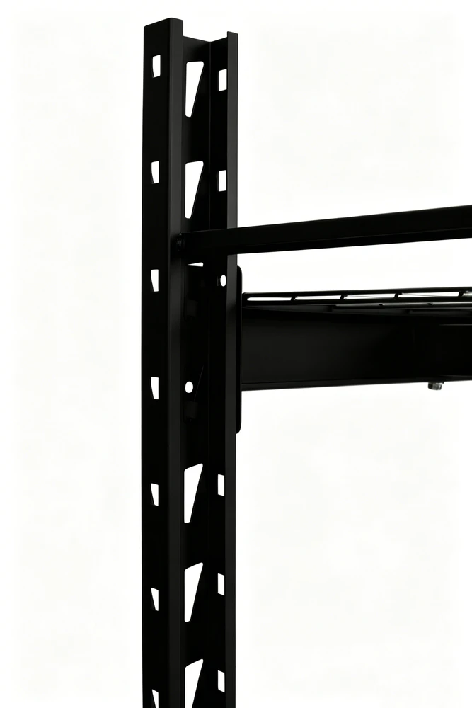 Sandėliavimo lentyna – stelažas HATIS, 183x196x61 cm, 800kg, juoda