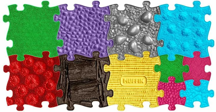 Sensorinis ortopedinis kilimėlis-dėlionė "Medium2"