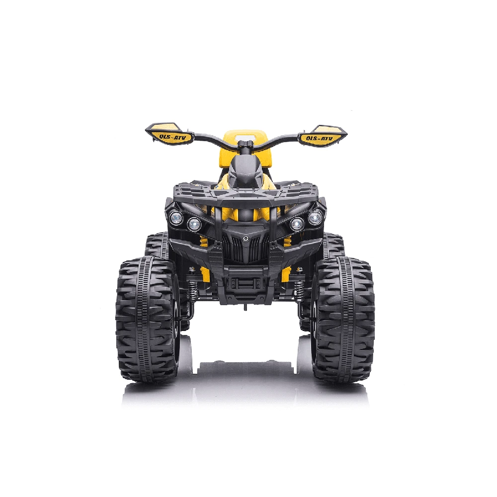 Super Toys Vaikiškas elektrinis keturratis HATIS, geltonas