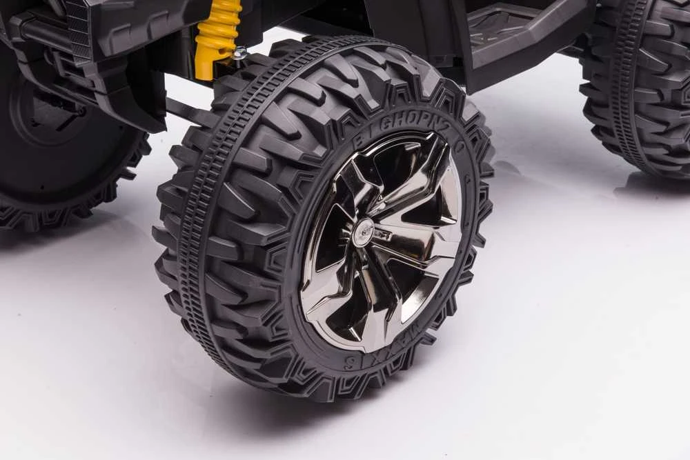 Super Toys Vaikiškas elektrinis keturratis HATIS, geltonas