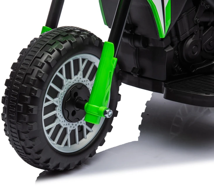 Vaikiškas elektrinis motociklas HATIS “Honda CRF“, šviesiai žalias