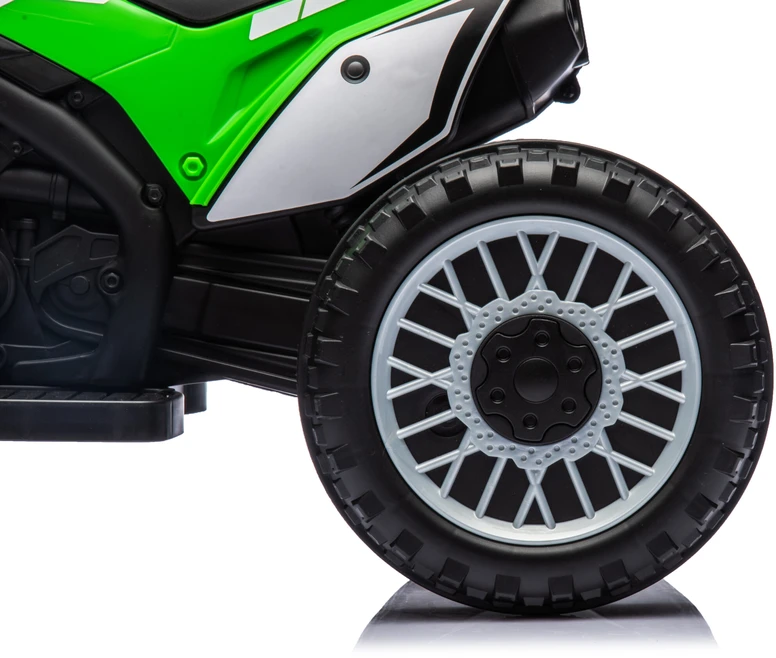 Vaikiškas elektrinis motociklas HATIS “Honda CRF“, šviesiai žalias