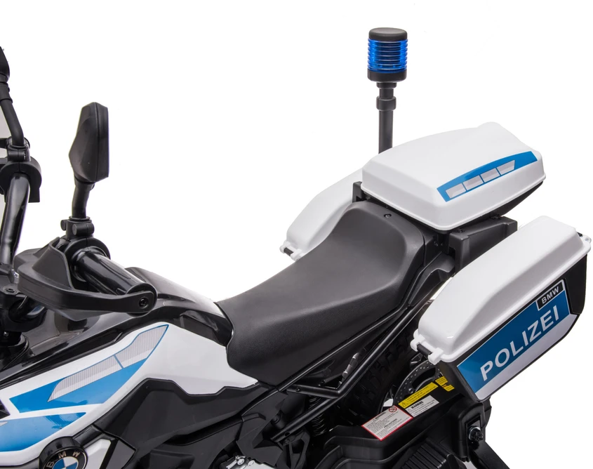 Vaikiškas elektrinis policijos motociklas HATIS "BMW F850 GS"