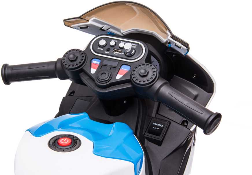 Vaikiškas elektrinis policijos motociklas HATIS "BMW HP4"