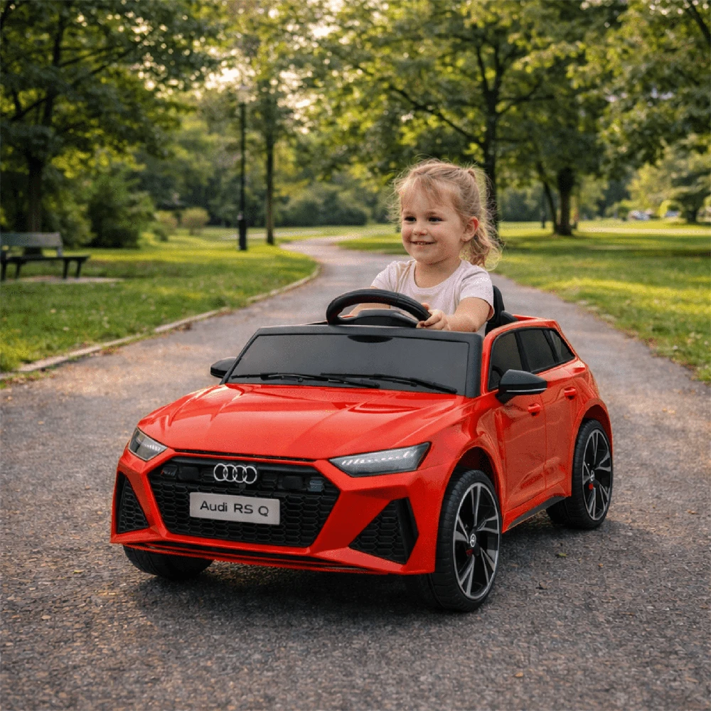 Lean Cars Vaikiškas elektromobilis Audi RS6 HATIS, raudonas